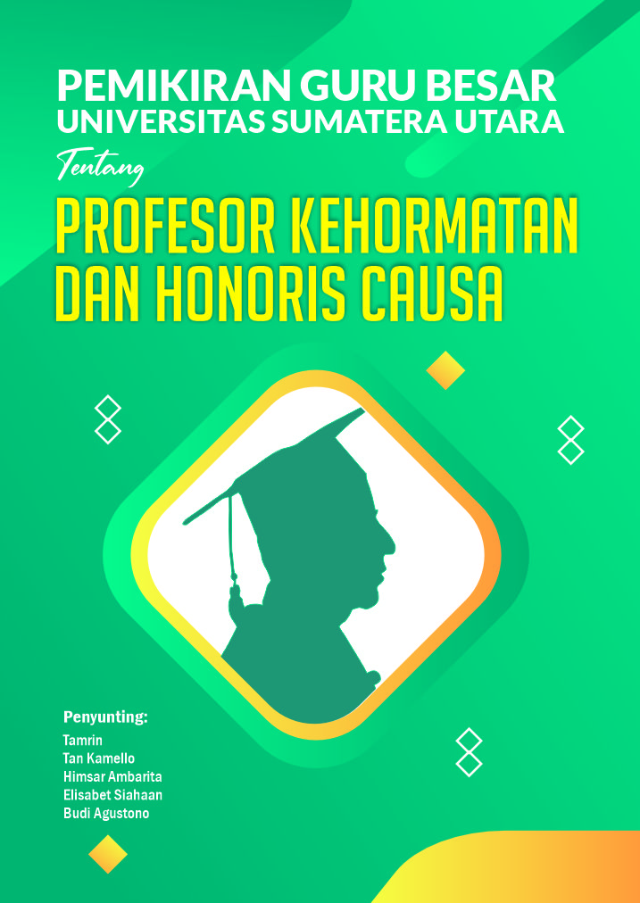 Cover of Pemikiran Guru Besar Universitas Sumatera Utara tentang Profesor Kehormatan dan Honoris Causa