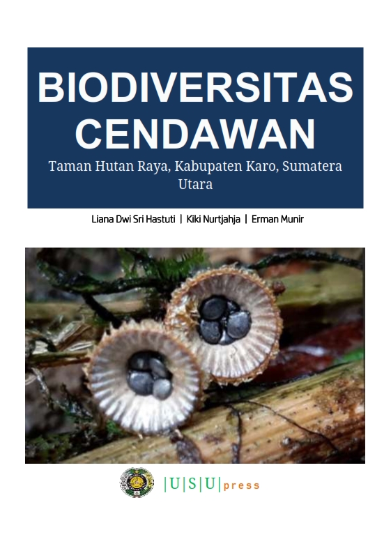 Cover of Biodiversitas Cendawan Taman Hutan Raya, Kabupaten Karo, Sumatera Utara