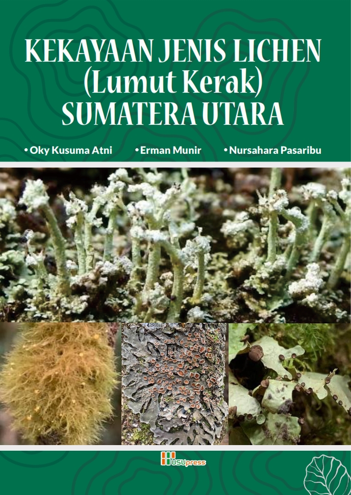 Cover of Kekayaan Jenis Lichen (Lumur Kerak) di Sumatera Utara